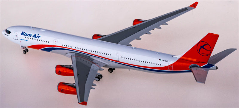 Phoenix Kam Air for Airbus A340-300 YA-KMU 1:400 Airplane Pre-built  Airliner Model Display