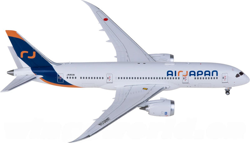 JC Wings Air Japan Boeing 787-8 Dreamliner JA803A 1:400 Diecast Model view 1