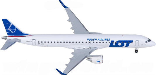 Herpa LOT Embraer ERJ-195 SP-LNM 1:500 Diecast Model view 1
