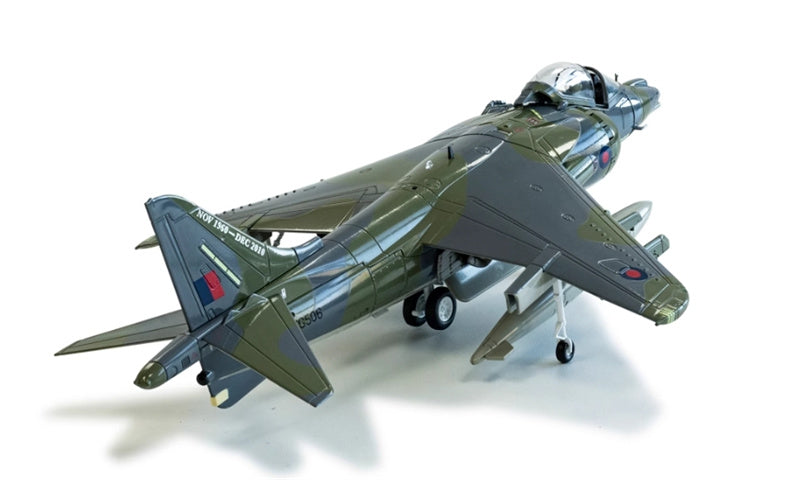 CORGI BAe Harrier GR9A ZG506/P77 Cottesmore Wing RAF Cottesmore Final Flight Retirement scheme December 15 2010 1:48 Airplane Pre-built Model