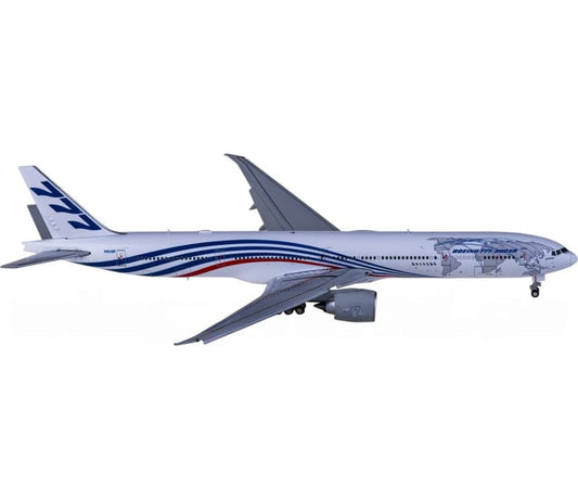 JC Wings Boeing 777-300ER N5016R Flaps down 1:400 Aircraft Pre-built  Airliner Model Display