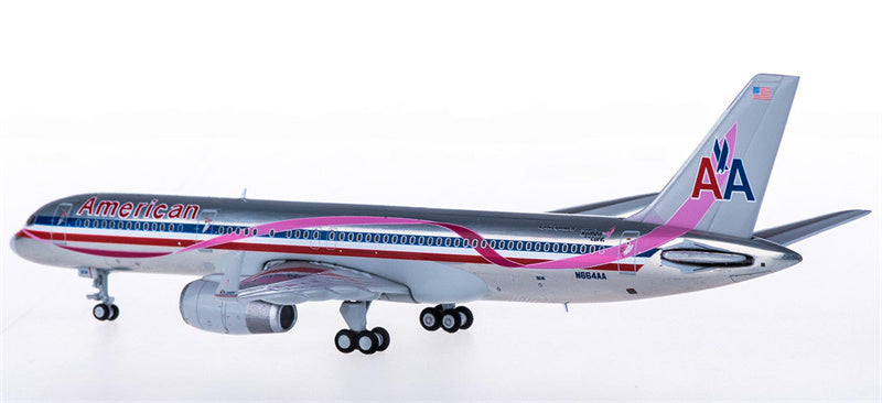 JC Wings American Airlines for Boeing 757-200 N664AA 1:400 Airplane Pre-built  Airliner Model Display