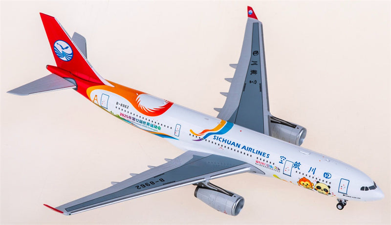 NG Models 1:400 Sichuan Airlines Airbus A330-200 B-8962 Model