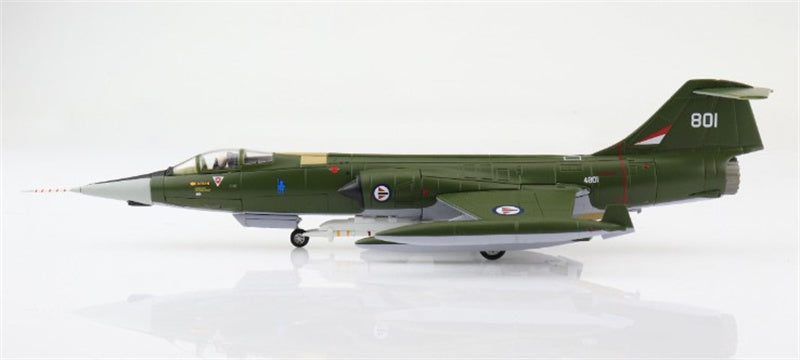 HOBBY MASTER CF-104 Starfighter 104801, 334 Squadron, Norwegian Air Force, 1982 1/72 Aircraft Pre-built Model