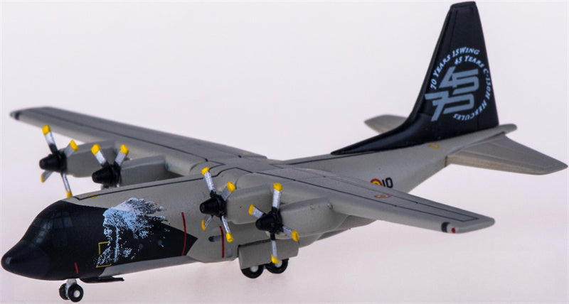 Herpa Belgian Air Component for Lockheed C-130H for Hercules CH-10 1:500 Aircraft Pre-built  Airliner Model Display