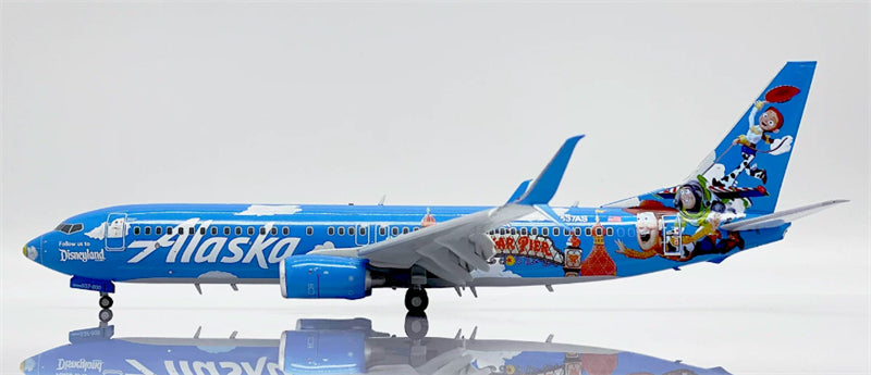 JC Wings 1:200 Alaska Airlines B737-800 N537AS Flaps down DIECAST Model