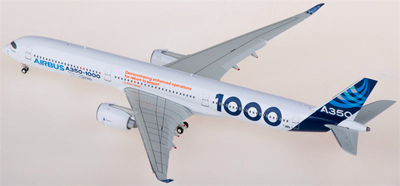 JC Wings Airbus A350-1000XWB F-WMIL Flaps Down 1:400 Diecast Model view 4