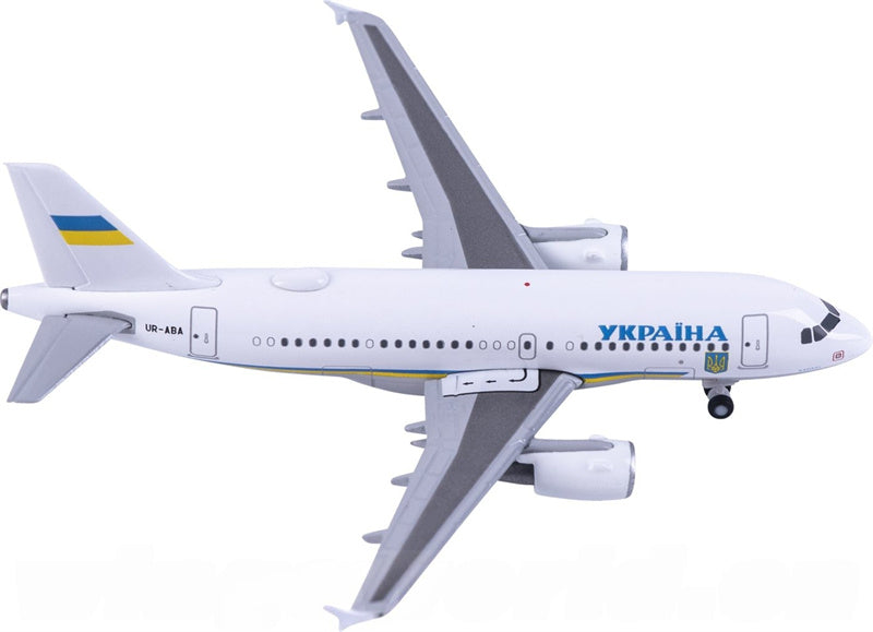 Herpa 1:500 Ukraine Government Airbus A319 UR-ABA  Diecast Model