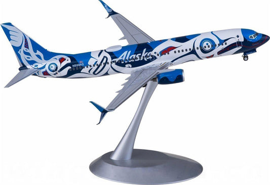 NG Models Alaska Airlines Boeing 737-800 N559AS 1:200 Diecast Model view 1