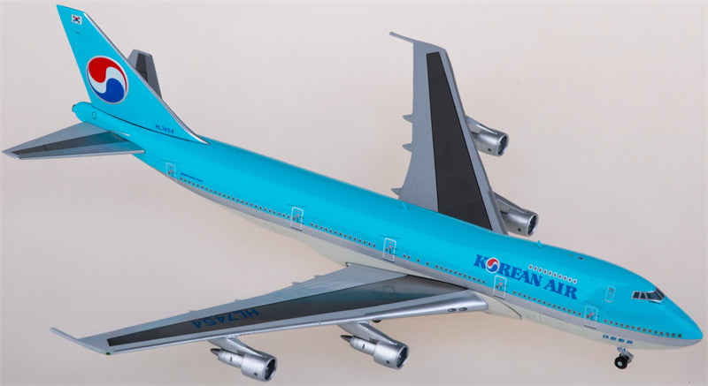 JC Wings Korean Air Boeing 747-200B HL7454 w/ Sticker 1:400 Diecast Model view 4