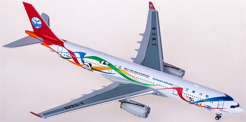 NG Models Sichuan Airlines Airbus A330-300 B-5945 1:400 Diecast Model view 3