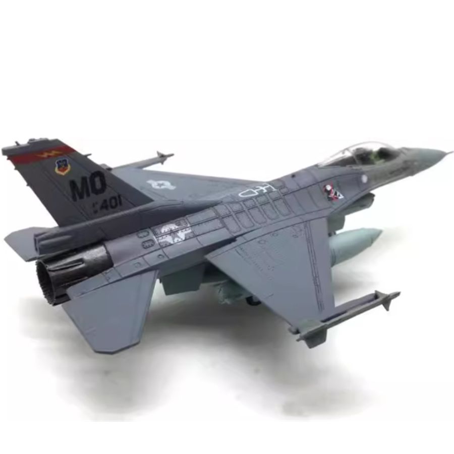 FLOZ US Air Force F-16c Fighting Falcon fighter jet 1:100 Aircraft Pre-built Model