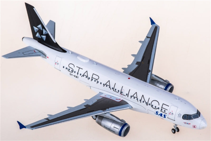 JC Wings Scandinavian Airlines SAS Airbus A319 OY-KBT Star Alliance 1:200 Diecast Model view 1
