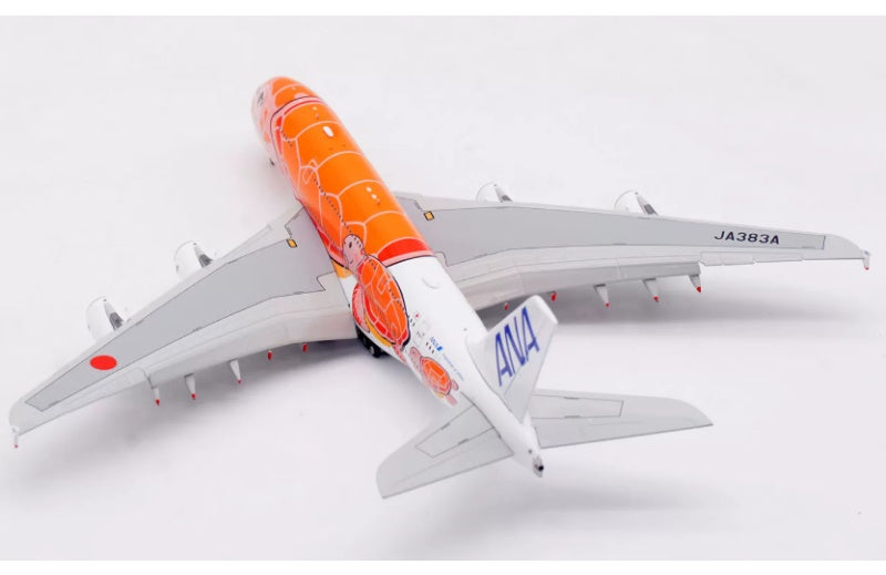 HX Models 1:400 ANA A380 JA383A Flaps down DIECAST Model