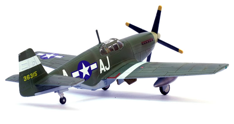 FLOZ US P-51B Mustang fighter jet DINGHAO 365 Air Squadron 1:72 Aircraft Pre-built Model