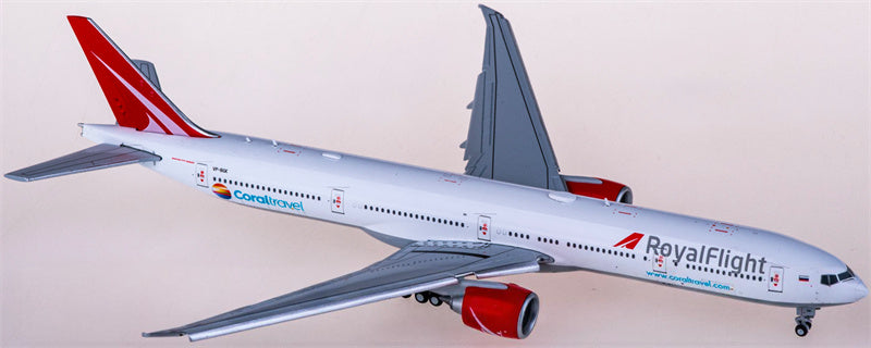 JC Wings Royal Flight Boeing 777-300ER VP-BGK Flaps Down 1:400 Diecast Model view 1