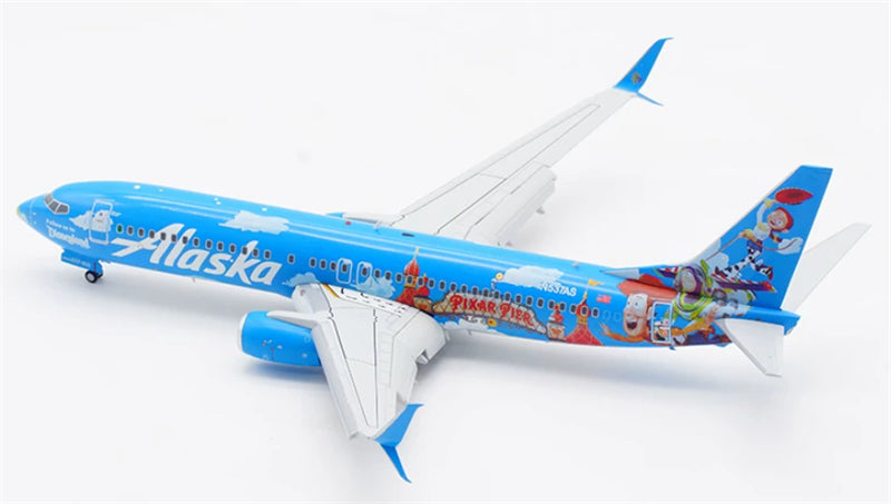 JC Wings 1:200 Alaska Airlines B737-800 N537AS Flaps down DIECAST Model