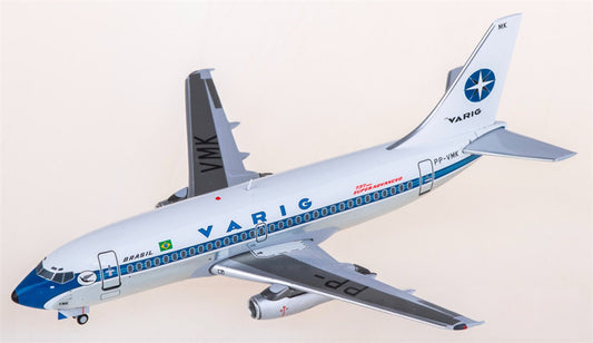 JC Wings VARIG for Boeing 737-200 PP-VMK 1:200 Airplane Pre-built  Airliner Model Display