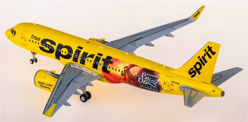 JC Wings 1:200 Spirit Airlines Airbus A320neo N932NK Diecast Model view 2