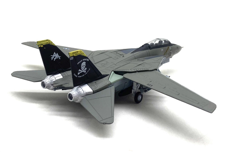 FLOZ F14 Tomcat fighter jet Fine edition dark gray 1:100 Aircraft Pre-built Model