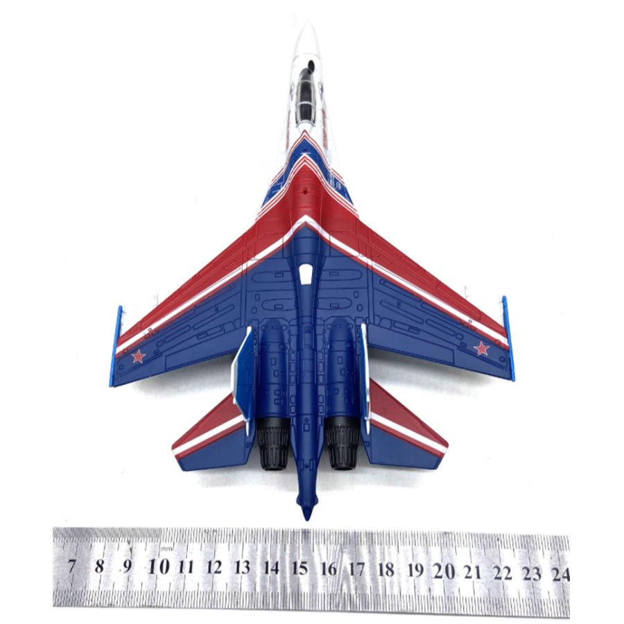 FLOZ Russian Warriors Performance Team Super Flanker SU-35 #55 Performance Aircraft 1:100 Aircraft Pre-built Model