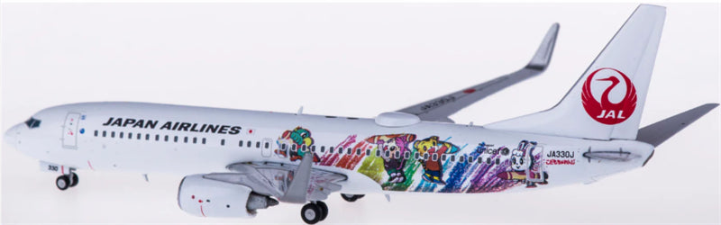 JC Wings 1:400 Japan Airlines Boeing 737-800 JA330J  DIECAST Model