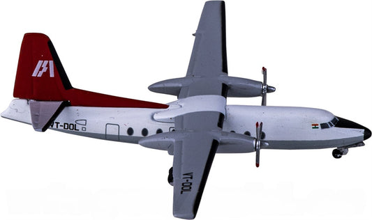 エアロクラシックス インディアン航空 フォッカー F-27 VT-DOL 1:400 飛行機 組み立て済み旅客機モデル ディスプレイ
