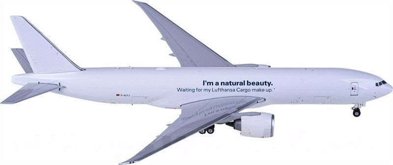 Phoenix Lufthansa Cargo Boeing 777-200F D-ALFJ White 1:400 Airplan Diecast Model view 1