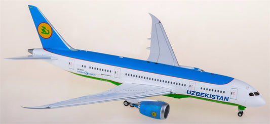 SQ Wings Uzbekistan Airways Boeing 787-8 UK78701 1:200 Diecast Model view 1