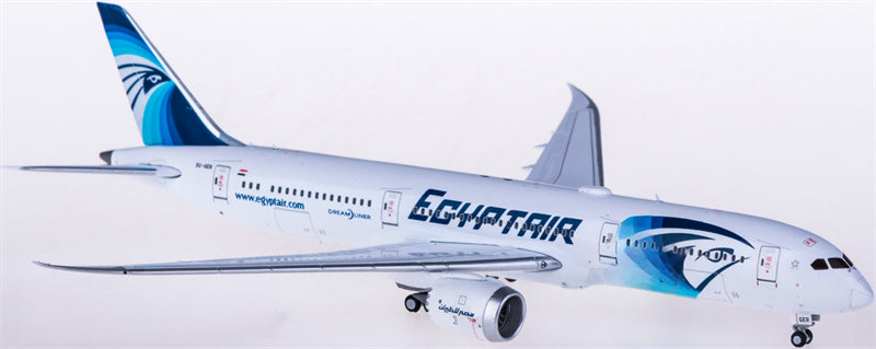 JC Wings EgyptAir for Boeing 787-9 Dreamliner SU-GER 1:400 Airplane Pre-built  Airliner Model Display