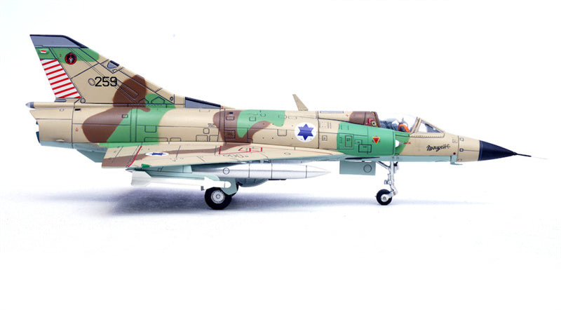 Panzerkampf Mirage IIICJ IDFAF Israeli Air ce 259 (mer 59) Tayeset 101 Hatzor Air Base lsrael 1971 1:72 Aircraft Pre-built Model