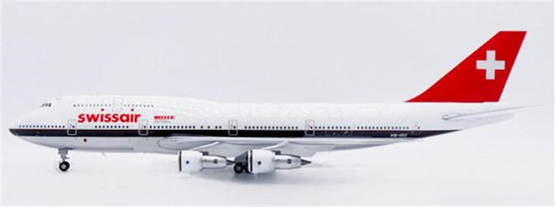 JC Wings Swissair Boeing 747-300M HB-IGC 1:200 Diecast Model view 1