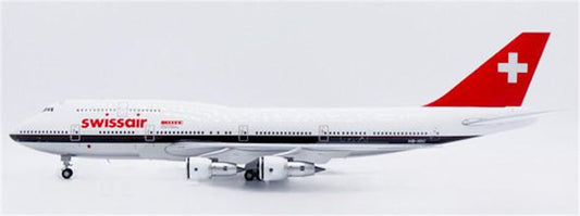 JC Wings Swissair Boeing 747-300M HB-IGC 1:200 Diecast Model view 1