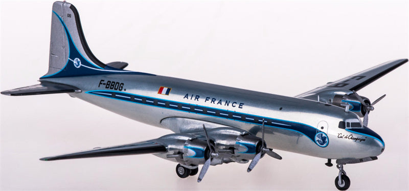 Herpa Air France for Douglas DC-4 F-BBDG 1:200 Airplane Pre-built  Airliner Model Display