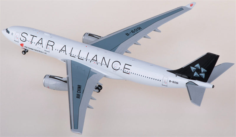 NG Models Air China for Airbus A330-200 B-6091 Star Alliance 1:400 Airplane Pre-built  Airliner Model Display