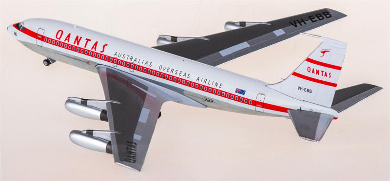 AeroClassics 1:200 Qantas Boeing 707-100 VH-EBB Model