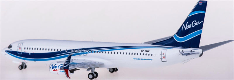 NG Models New Gen Airways Boeing 737-800 SP-LWE 1:400 Diecast Model view 4