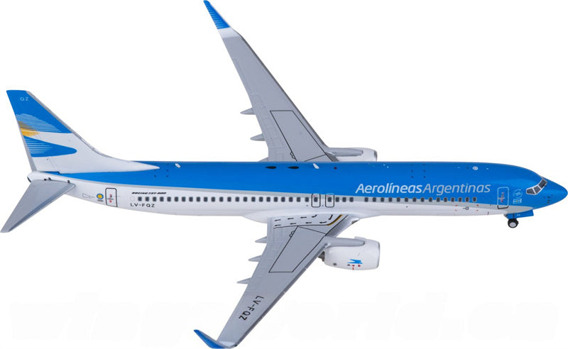 NG Models Aerolineas Argentinas Boeing 737-800 LV-FQZ 1:400 Diecast Model view 3