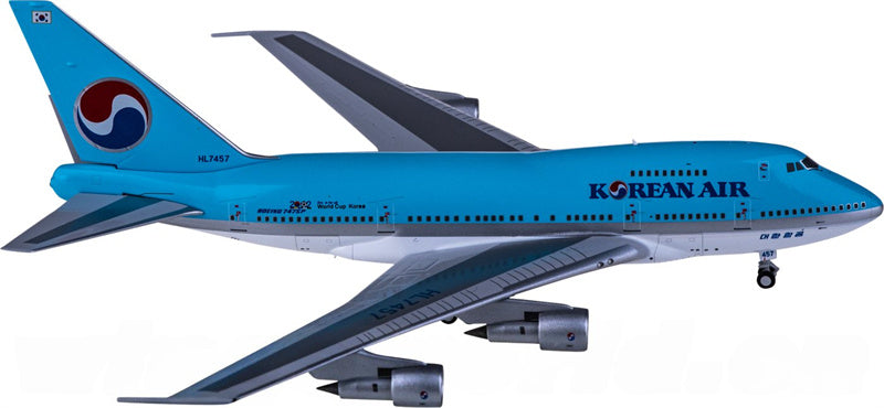 NG Models Korean Air Boeing 747SP HL7457 1:400 Diecast Model view 3