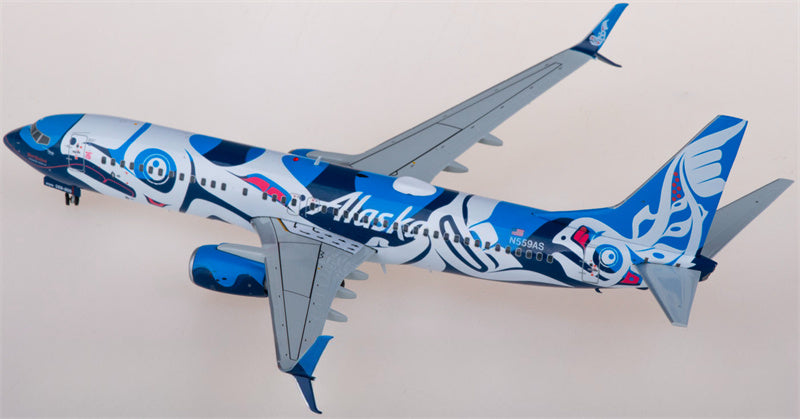 Geminijets Alaska Airlines Boeing 737-800S N559AS 1:200 Diecast Model view 2