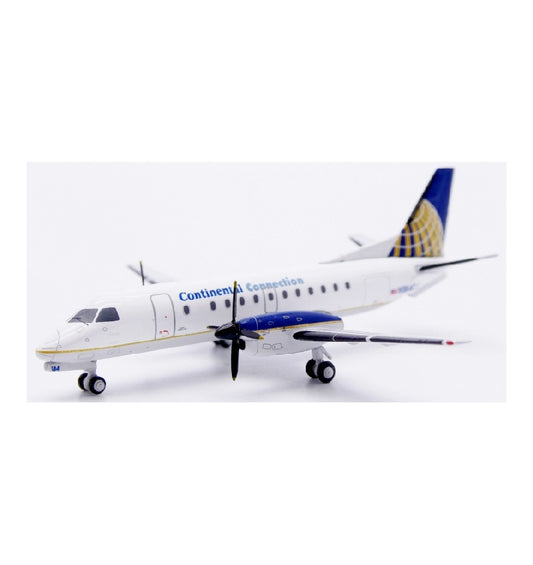 JC Wings 1:400 Continental Airlines Saab 340 N184CJ  DIECAST Model
