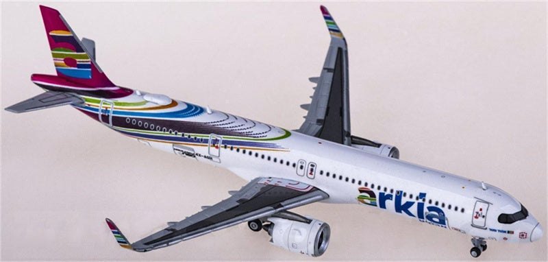 JC Wings Arkia Airbus A321neo 4X-AGH 1:400 Airplan Diecast Model view 2