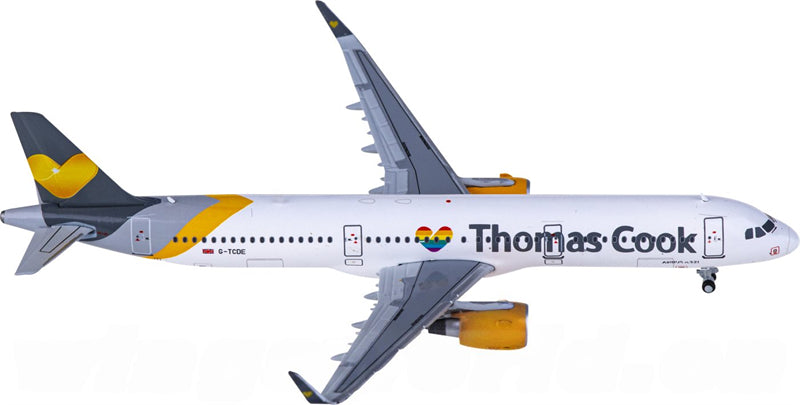 JC Wings Thomas Cook Airbus A321 G-TCDE 1:400 Diecast Model view 2