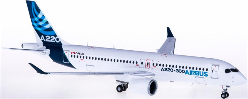 Herpa Airbus A220-300 C-FFDO House Color 1:200 Aircraft Pre-built  Airliner Model Display