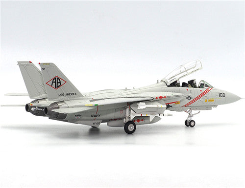CALIBRE WINGS F-14A VF-102 DIAMONBACKS BUNO 159466 USS AMERICA 1:72 Aircraft Pre-built Model