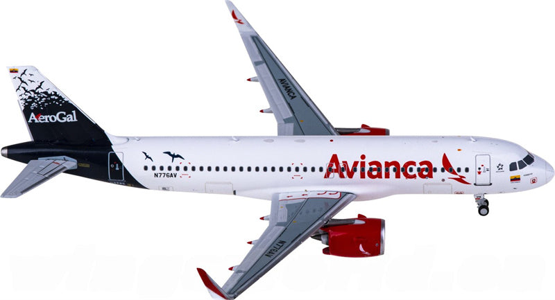 NG Models Avianca Airbus A320neo N776AV 1:400 Diecast Model view 1