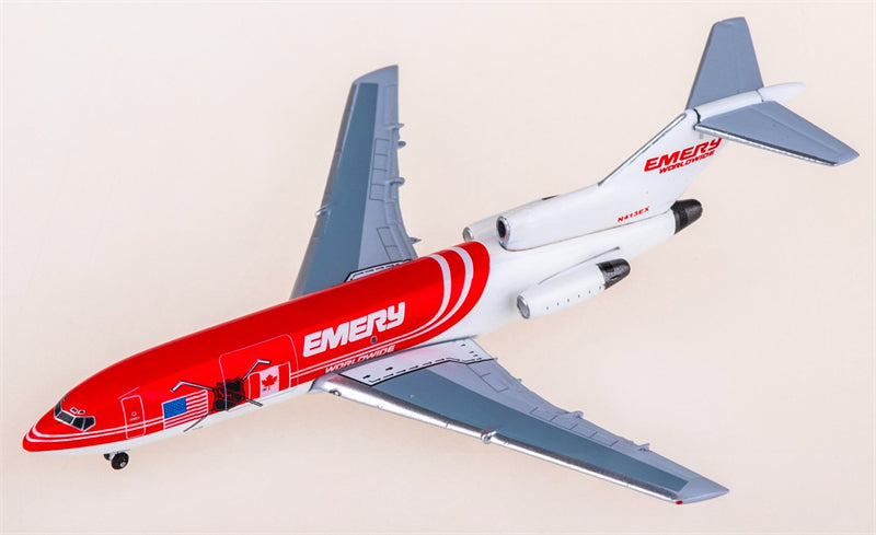 AeroClassics 1:400 Emery Boeing 727-100F N413EX Diecast Model view 3