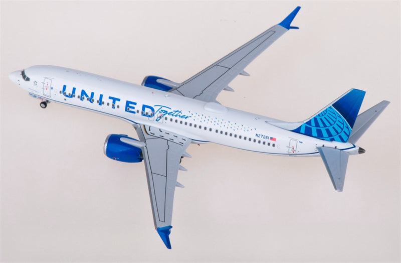NG Models United Airlines Boeing 737 MAX 8 N27261 1:400 Aircraft Pre-built  Airliner Model Display