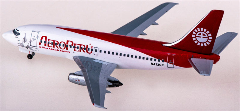 AeroClassics AeroPeru Boeing 737-200 N412CE 1:400 Diecast Model view 2