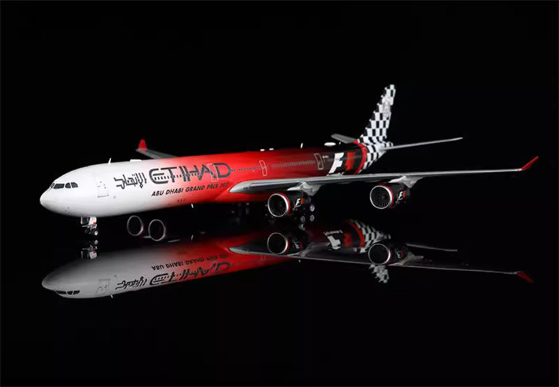 SQ Wings Etihad Airways Airbus A340-600 A6-EHJ 2017 1:200 Aircraft Model